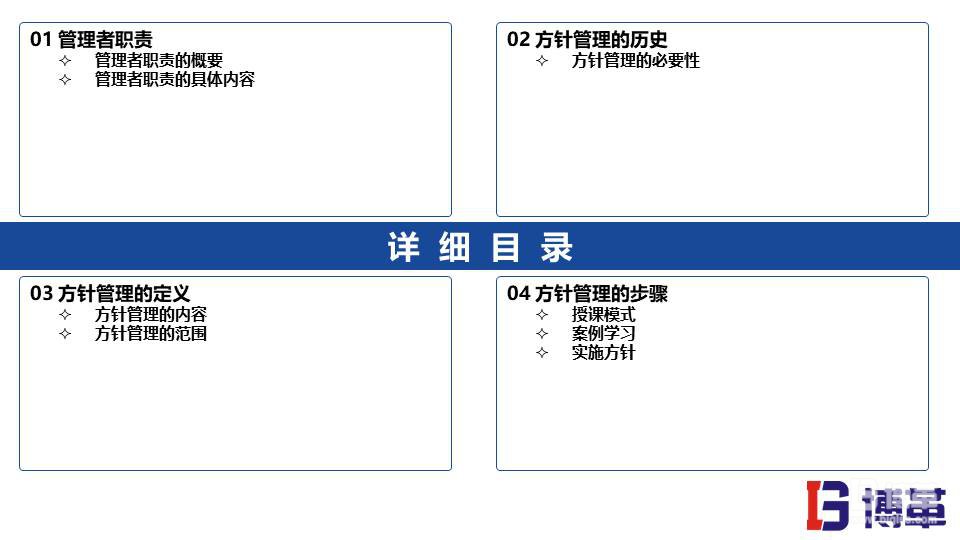 方針管理培訓