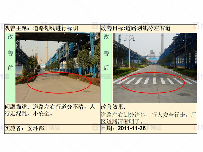 某化工廠生產(chǎn)區(qū)5S改善案例 整頓階段改善案例5